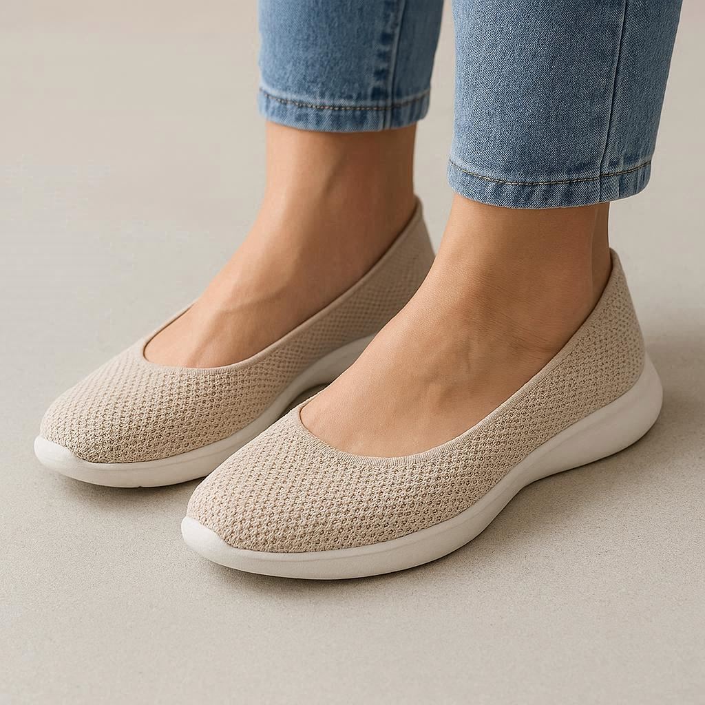 Women's Classic Flats - Breathable Casual Shoes, Lightweight Walking Sneakers