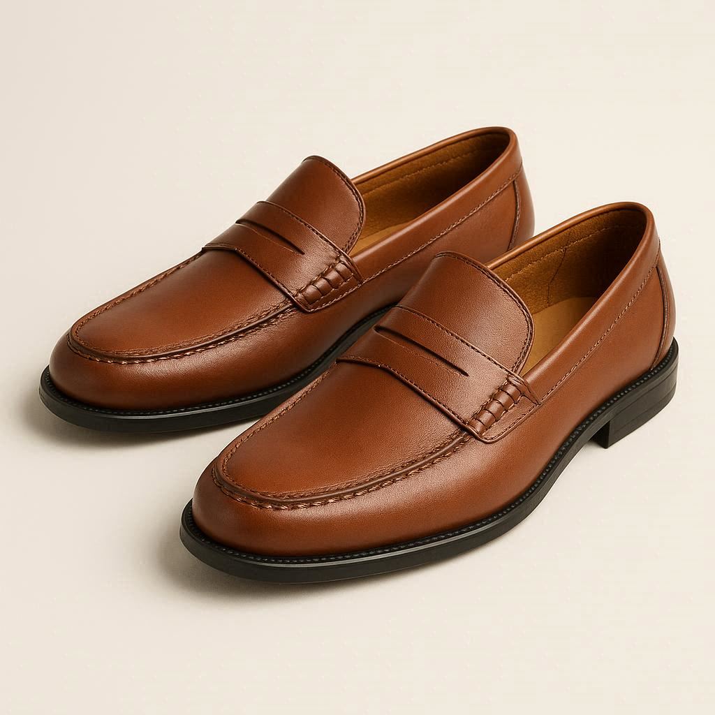 Men's Slip-On Loafers - Classic Style, Easy On/Off Casual Dress Shoes